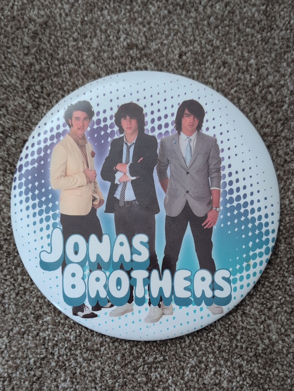 New Old School Jonas Brothers Frame/Pin